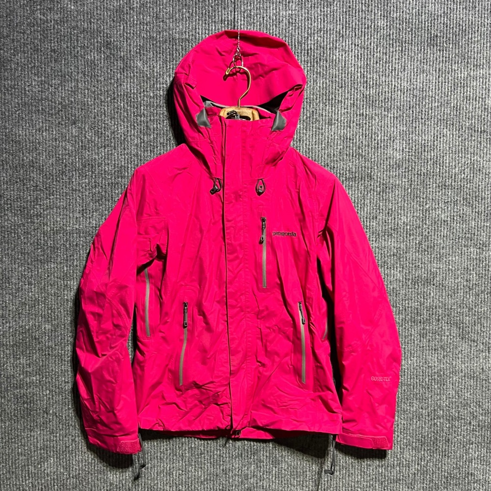 Patagonia Piolet GoreTex Hardshell Jacket Womens Small Pink 83385FA13 Waterproof